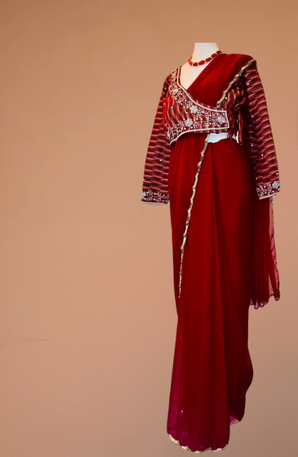RED KURTHA WITH SIZES