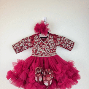 Baby Girl Pasni Jama Set