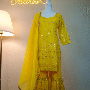 Yellow Gharara Set