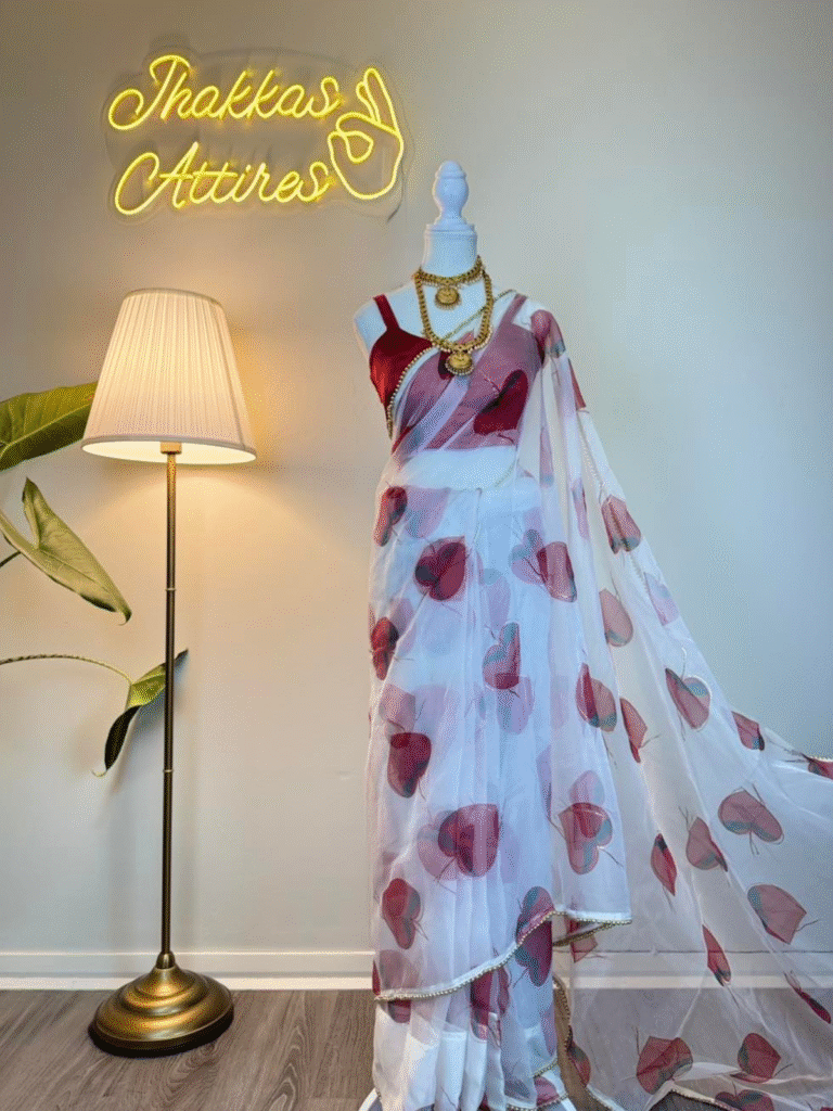 Organza Sari Set